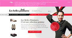 Desktop Screenshot of lesbellespointures.com